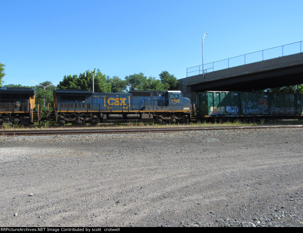 The trailing locomotive